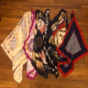 Silk scarves